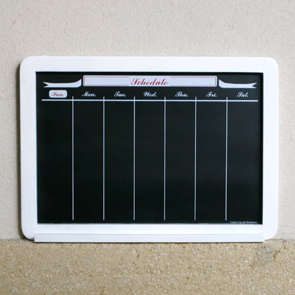 カントリー雑貨＆木製雑貨＆アイアン雑貨：HS1027：スケジュールアイアンボード