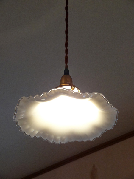 AXCIS／アクシス：Homestead／ホームステッド：HS556：ミルクグラス ランプシェード オールドキャッスル