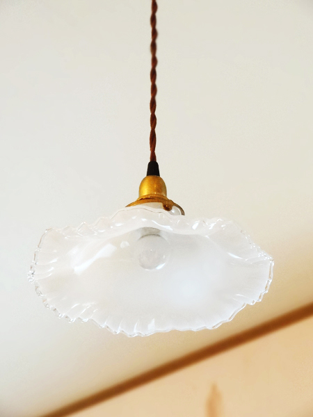 AXCIS／アクシス：Homestead／ホームステッド：HS556：ミルクグラス ランプシェード オールドキャッスル